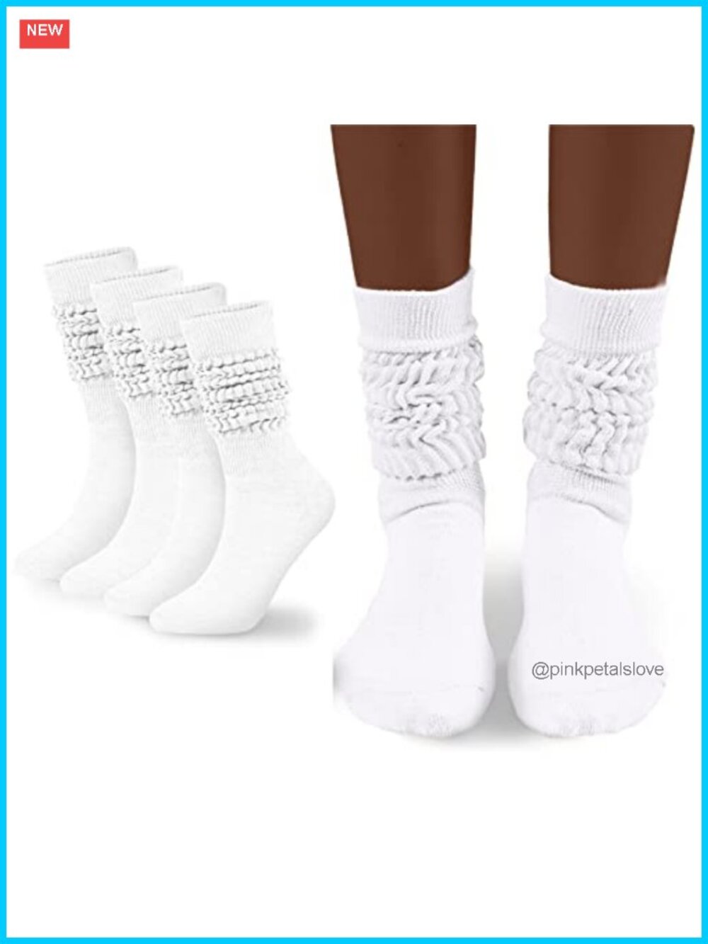 Slouch Sock Scrunch Women Tall Knee High Boot Slouchy Socks